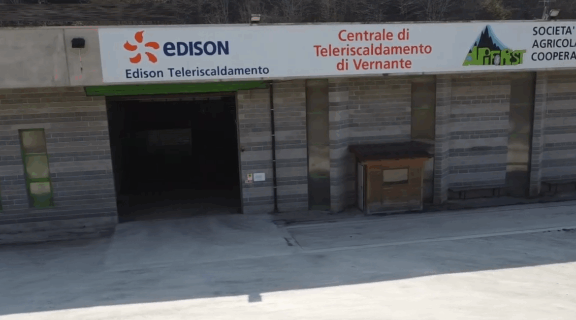 Teleriscaldamento a biomassa di Vernante